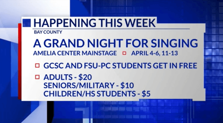 Gulf Coast State College presents ‘A Great Night for Singing' musical