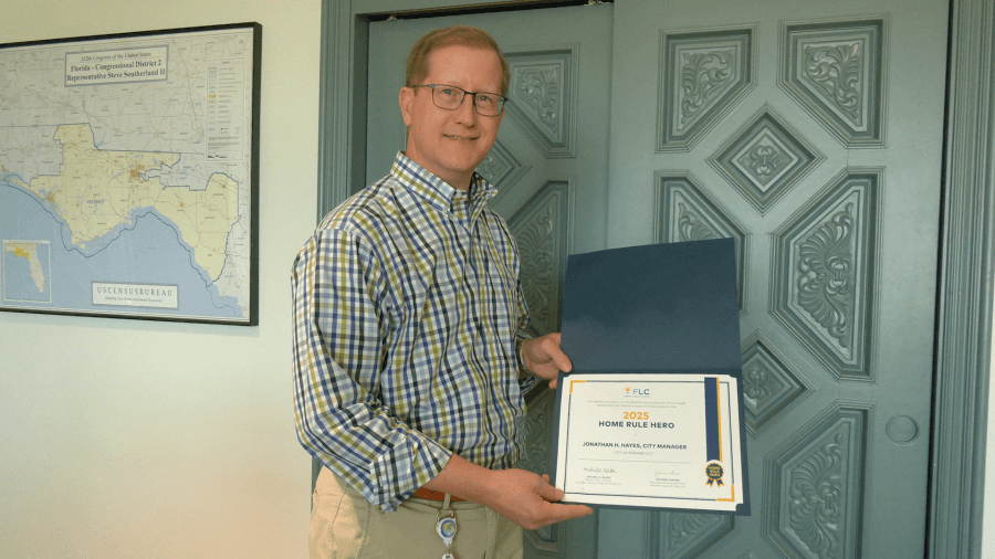 City Manager Jonathan Hayes named Home Rule Hero