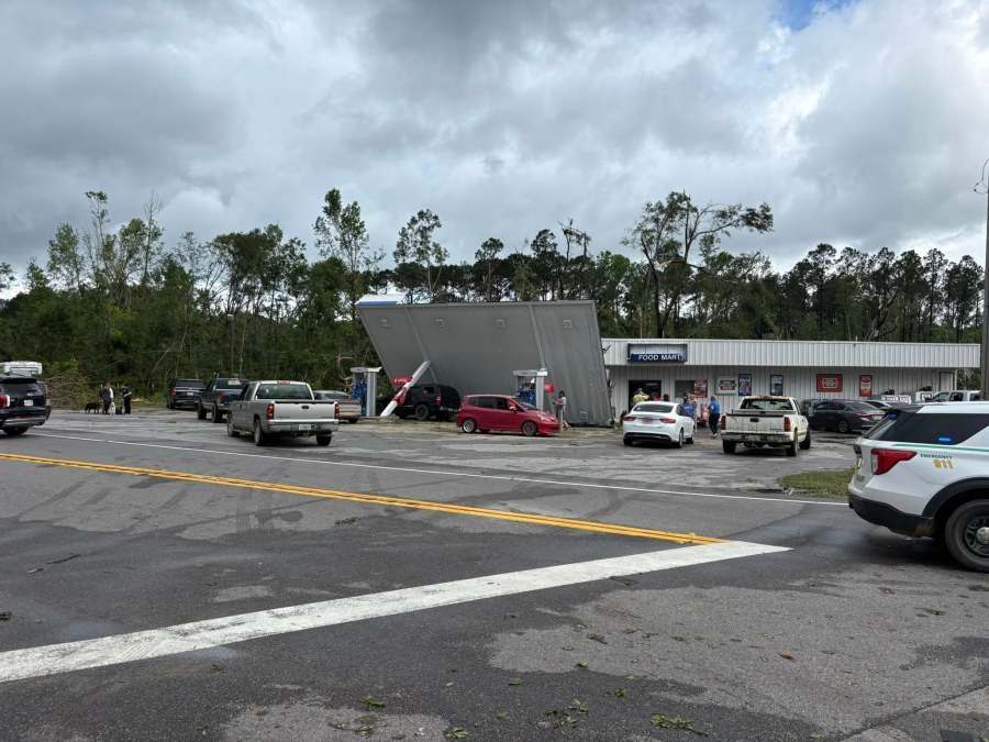 Possible tornado sweeps through Holmes County causing widespread damage