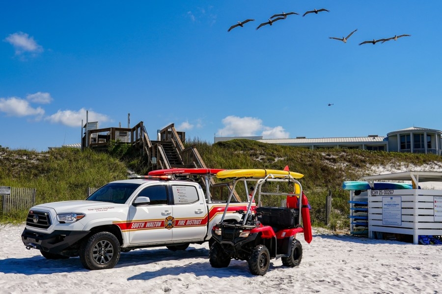 New lifeguard services launch at WaterColor Beach