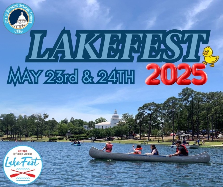 City of DeFuniak Springs announce new dates for LakeFest 2025