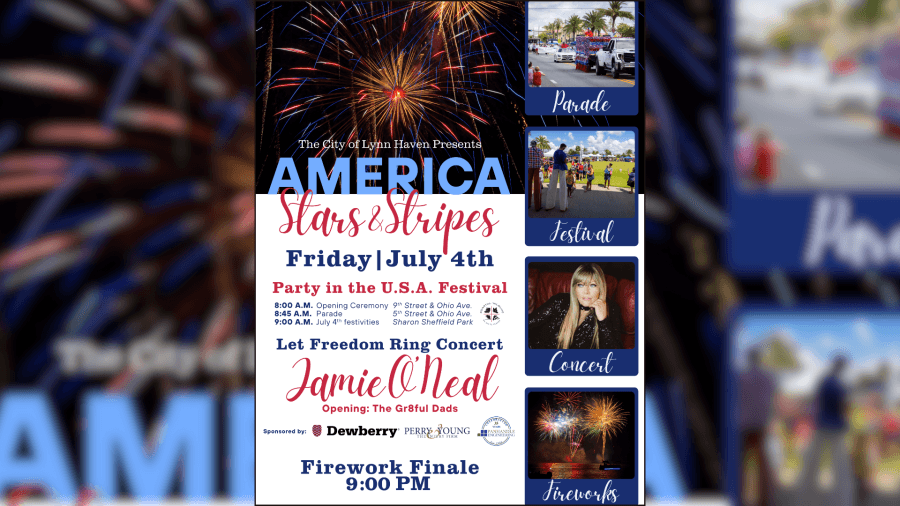The City of Lynn Haven announces its annual 4th of July Celebration