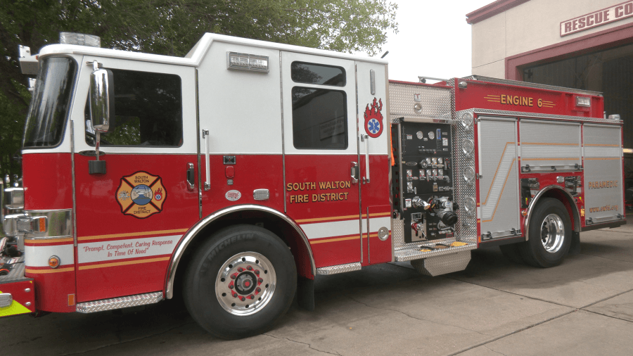 South Walton Fire District puts new fire engine into service