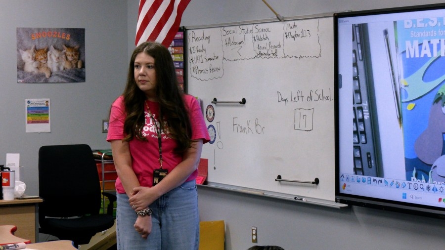 Kristen Vincent spreads positivity at Tommy Smith Elementary