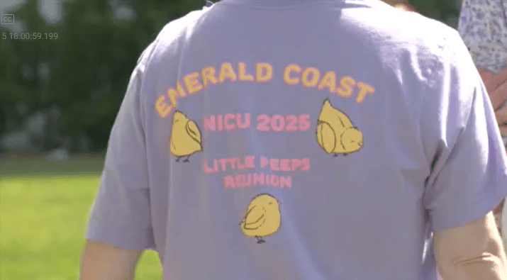 Heartwarming reunion at Asension Sacred Heart Emerald Coast NICU