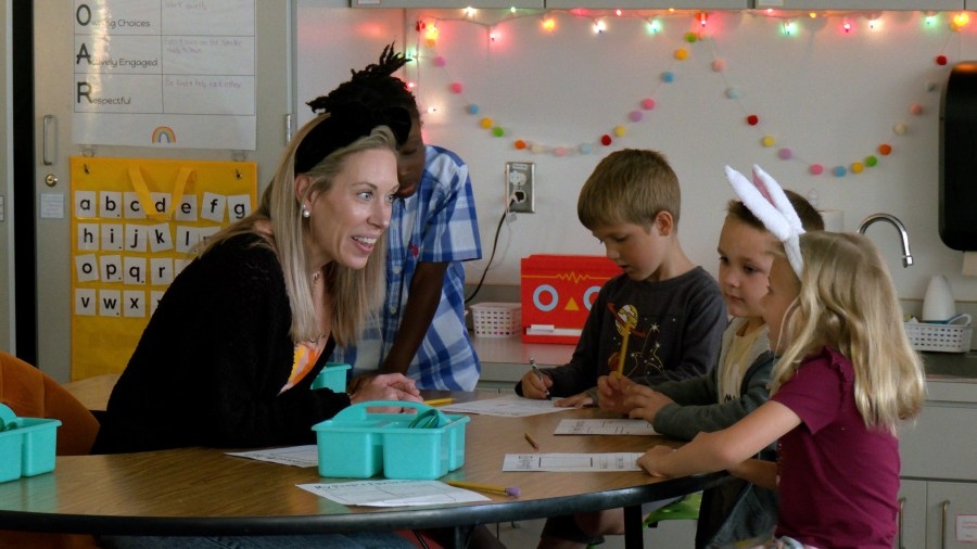 Kindergarten teacher Hallie Evans inspires with dedication
