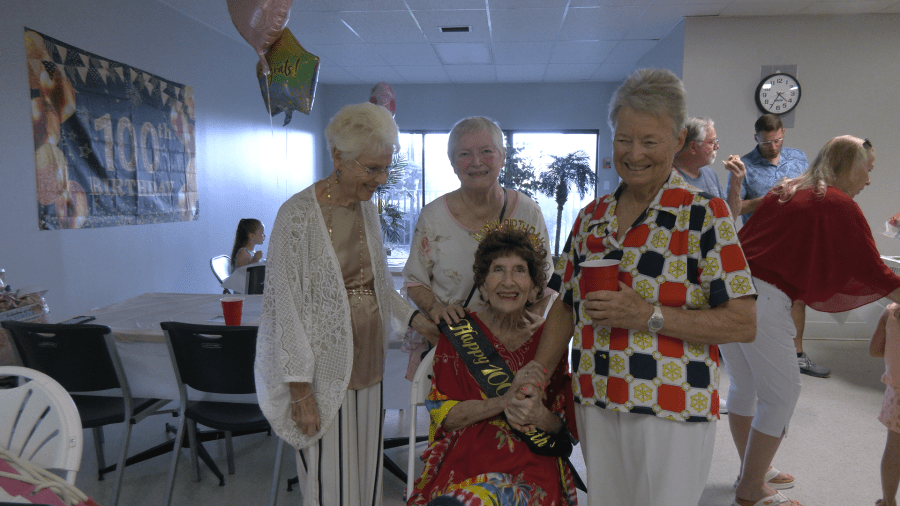 Community rallies to celebrate 100-year-old Panama City Beach local