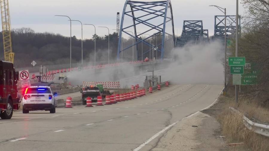 Old span of the McClugage Bridge to be demolished in a series of explosions