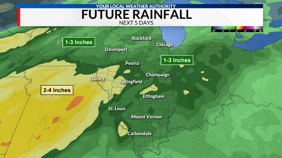 Active pattern: Strong storms and much needed rain headed to Central Illinois