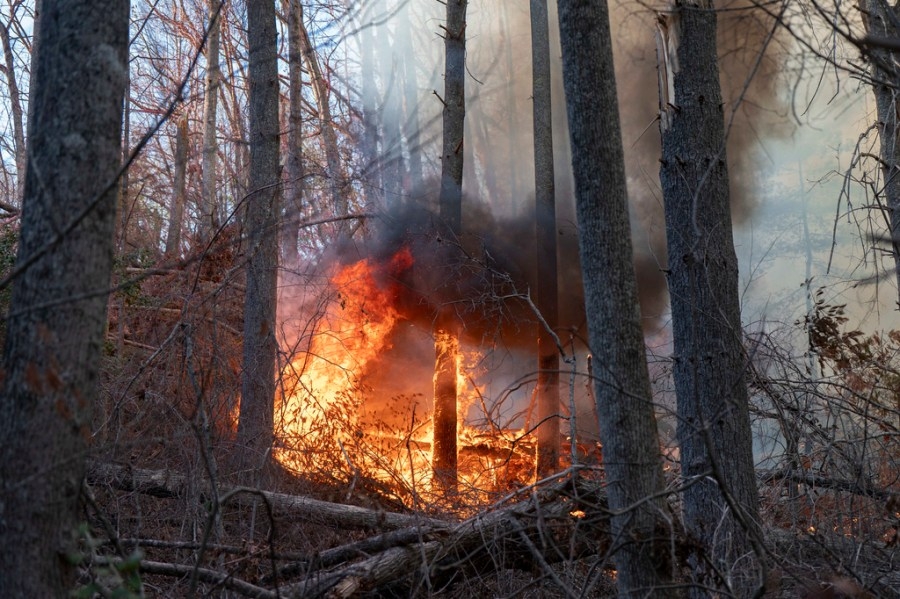 8 NC wildfires still burning over 7,600+ acres; 2 of largest caused by downed powerlines