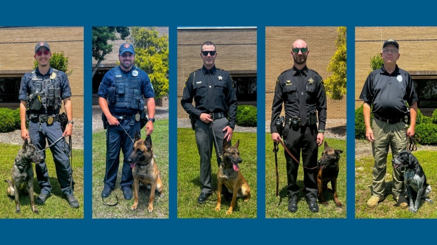 Beaufort County Community College celebrates second Patrol K-9 graduates
