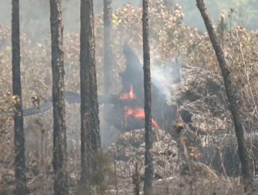 Fire in Croatan National Forest still at 60 percent containment