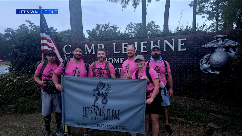 ‘Let's Walk it Out' walks 222 miles for suicide prevention awareness