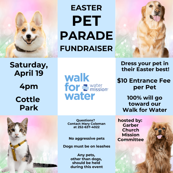 Dress your pets in their Easter best for a New Bern pet fundraiser