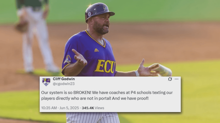 Cliff Godwin criticizes college recruiting; reveals tampering from ‘Power 4' programs at ECU