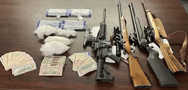 Deputies seize five guns, over 1,000 grams of meth during drug bust in Onslow County