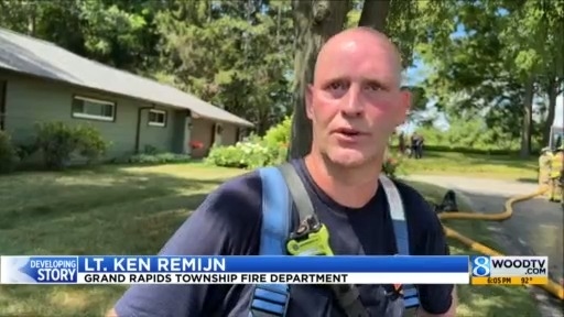 Grand Rapids Twp home ‘total loss' after fire