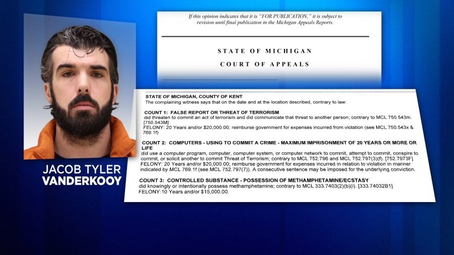 Kent County man's charges tossed after terrorist threat law ruled unconstitutional