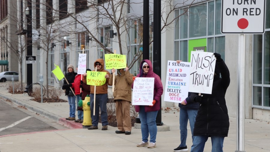 Kalamazoo protesters join National Economic Blackout