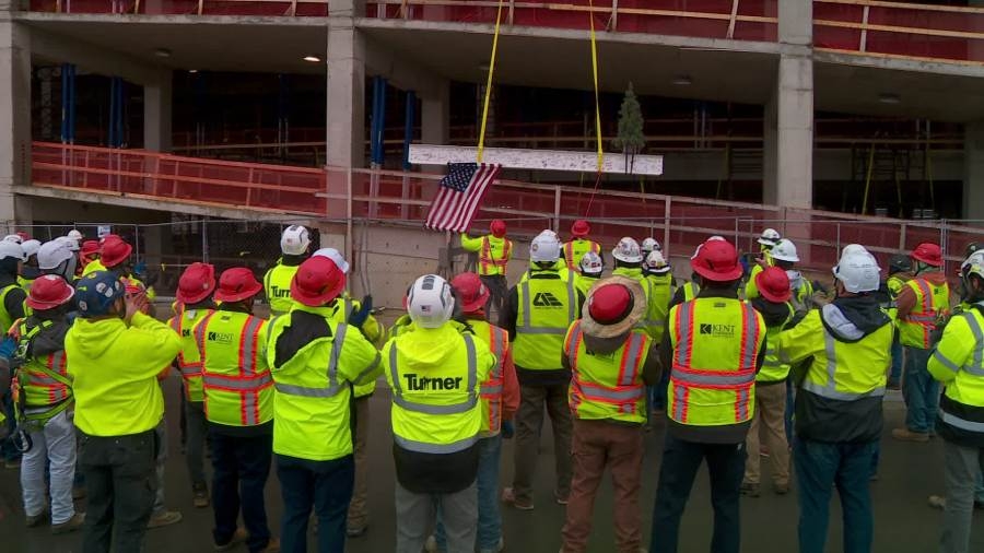 Rental car facility at Ford Airport celebrates construction milestone