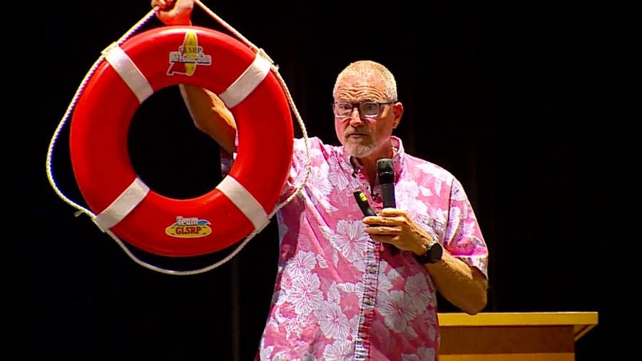 Grand Haven students learn to ‘flip, float, follow'