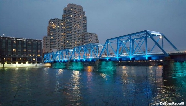 Blue Bridge to turn orange to honor gun violence victims