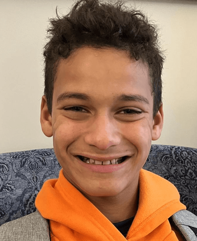 Monday's Child: Rowan, 13, is a funny, playful and high-spirited young boy who keeps everyone around him smiling