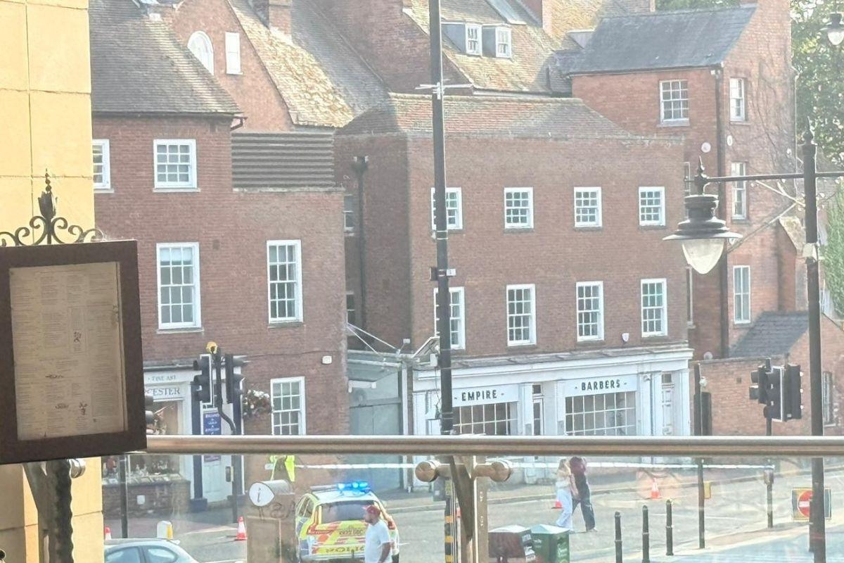 Woman fighting for life after car crash in city centre
