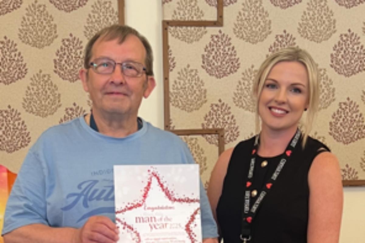Two men delighted to be named Slimming World Men of the Year