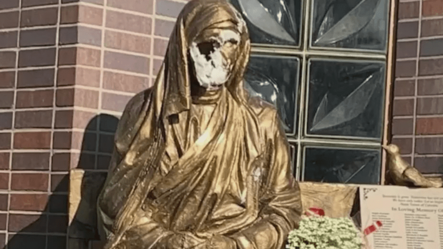 New statues at St. Dominic's Church symbolize new life and hope