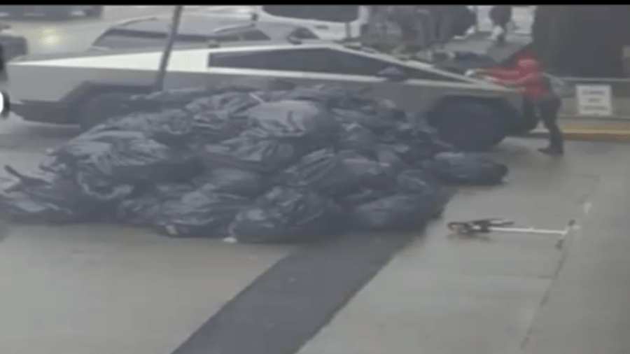 Brick with swastika symbol, trash found on parked Tesla in Brooklyn: NYPD