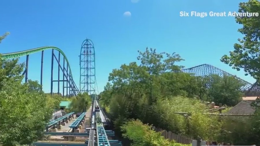 Legendary Kingda Ka rollercoaster comes down at Six Flags