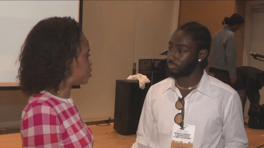 NYC foster teens celebrate graduation and dance group performs for mayor