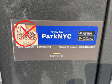 Parking meter scam warning issued by NYC DOT
