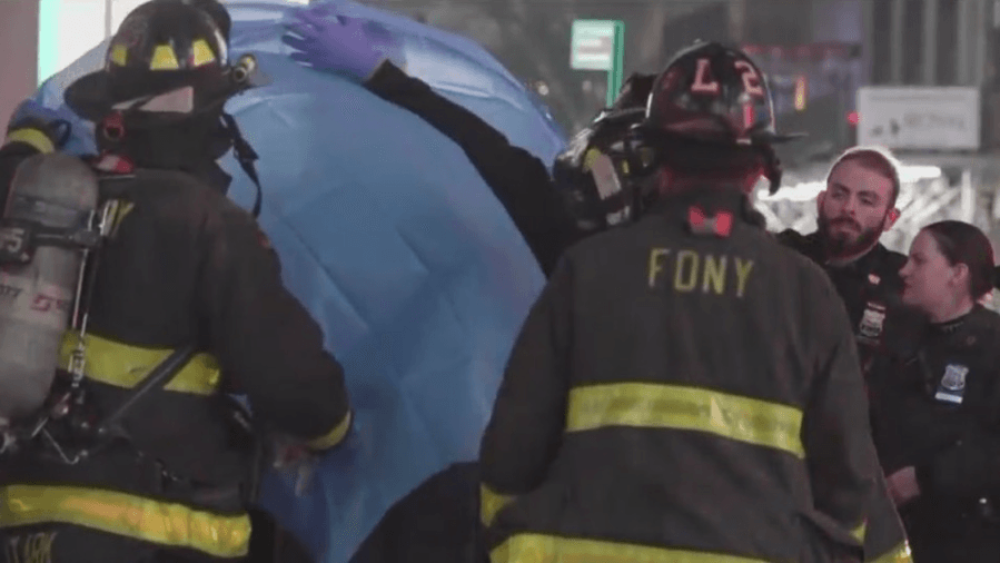 Suspect accused of setting man on fire in Times Square: NYPD