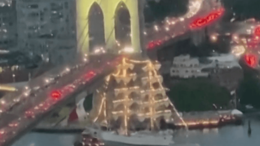 Ferries won't run in East River due to crashed Mexican ship repairs