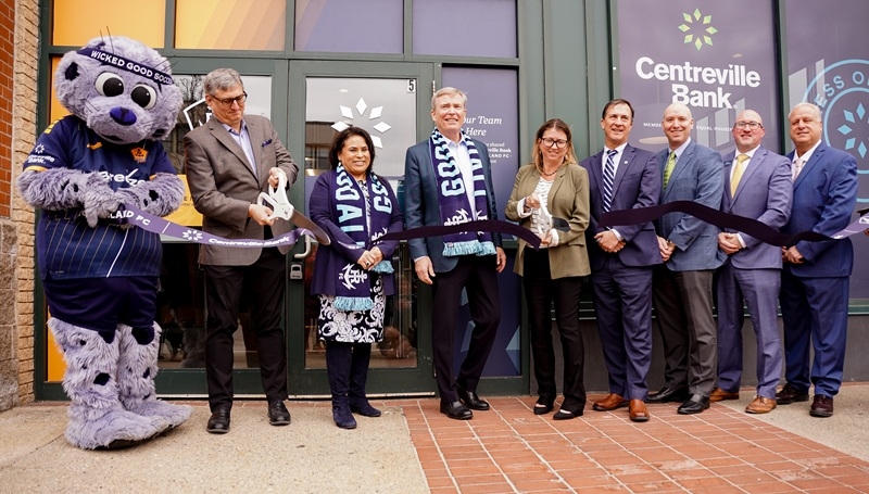 Rhode Island FC, Centreville Bank celebrate opening of new events center, branch