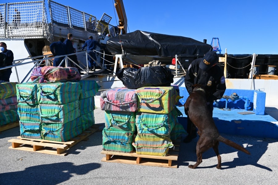 Coast Guard crew returns to Newport after $91M cocaine bust at sea