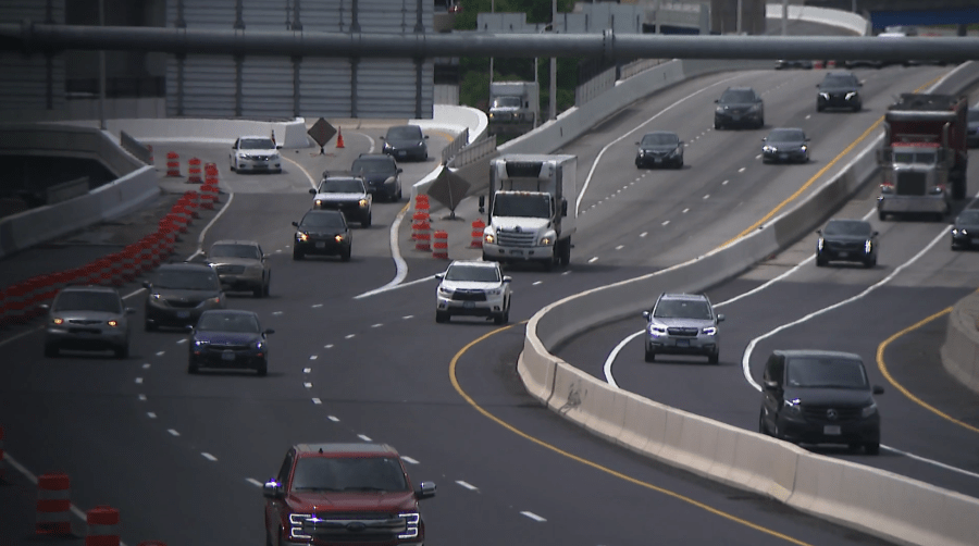 New lanes to open this weekend on I-95 North in Providence