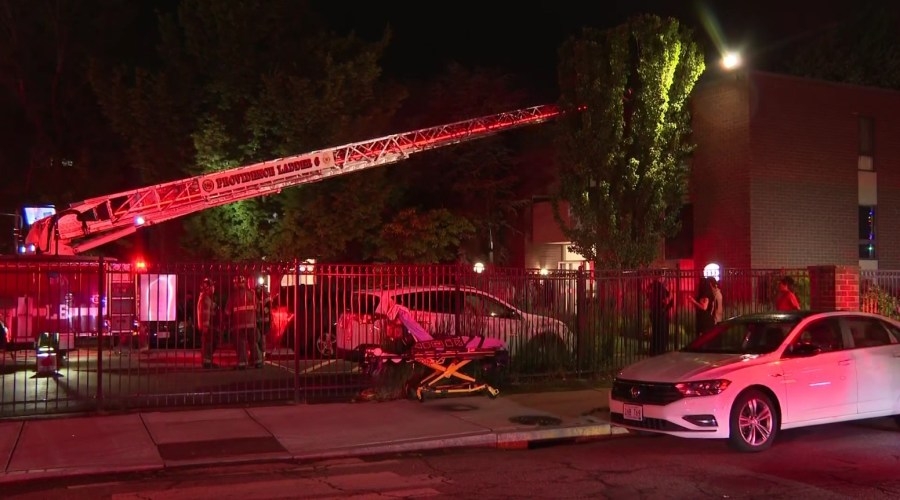 Dog rescued after Providence apartment fire