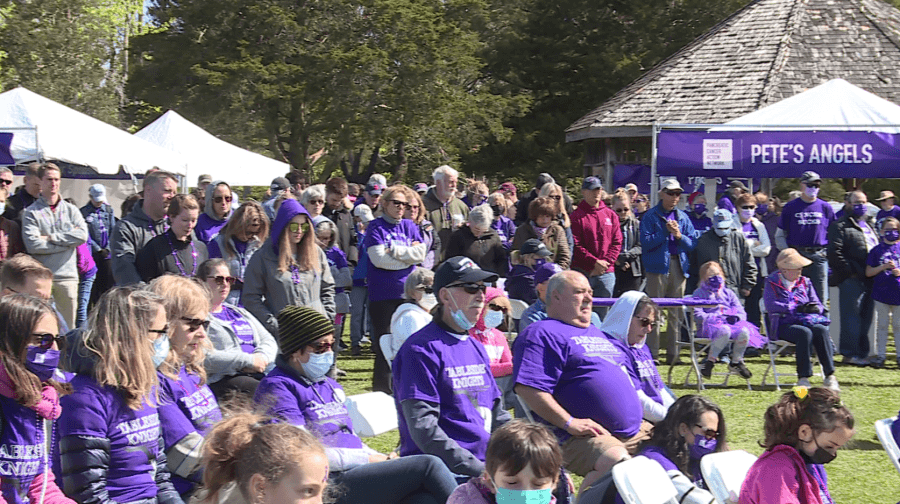 Rhode Islanders strive to end pancreatic cancer at PanCAN PurpleStride walk