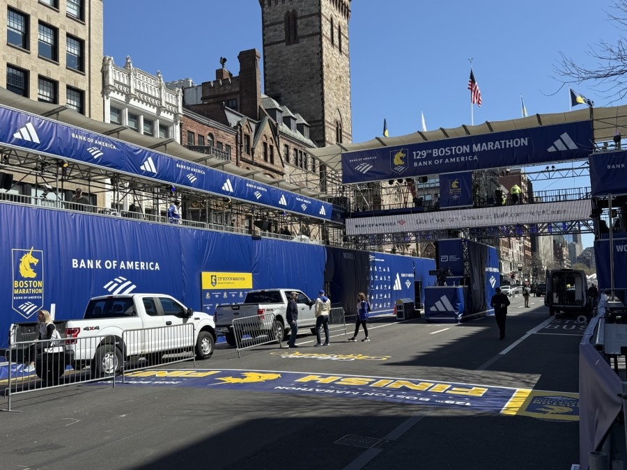 Runners, spectators flock to 129th Boston Marathon