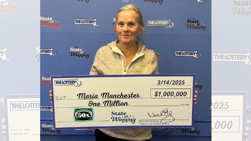 Fall River woman wins $1 million prize in instant ticket game