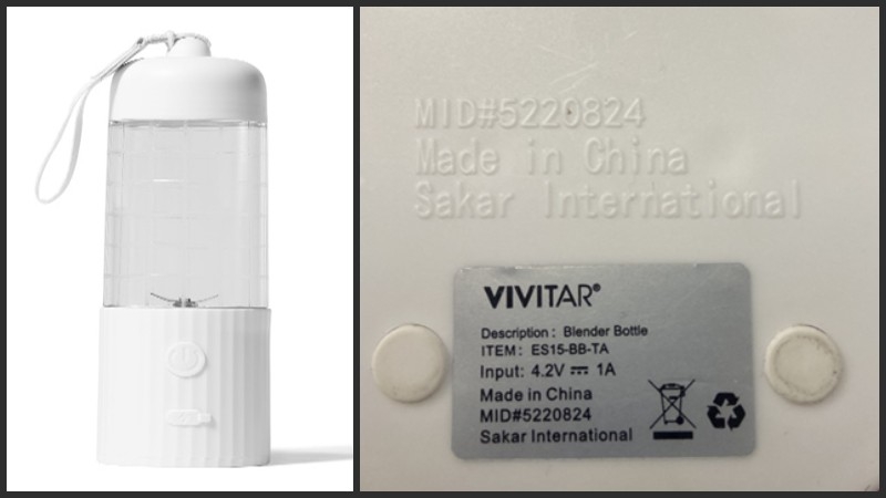 Blender bottles recalled because of laceration risk
