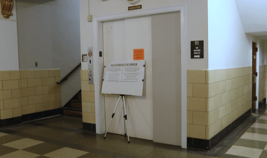 Cranston public meetings affected by broken elevator