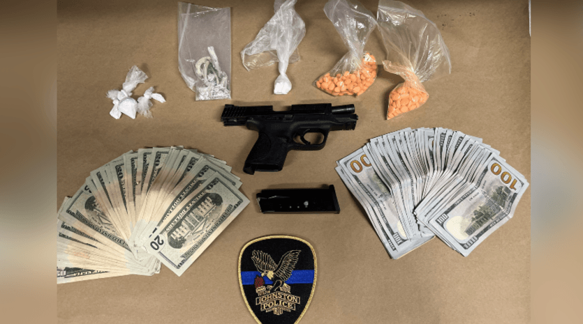 Johnston man facing drug, gun charges