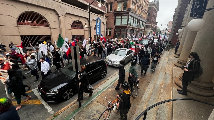 Providence joins nationwide protests over LA immigration raids