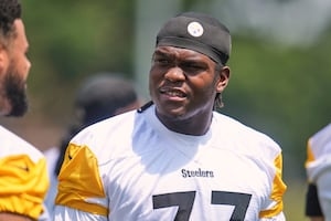 Steelers' Broderick Jones explains adjustment to left tackle