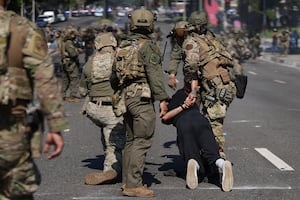 Protesters and immigration authorities face off for a second day in LA area after arrests