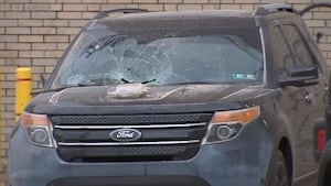 Wall of historic church being demolished in Pittsburgh's Bloomfield neighborhood falls on SUV